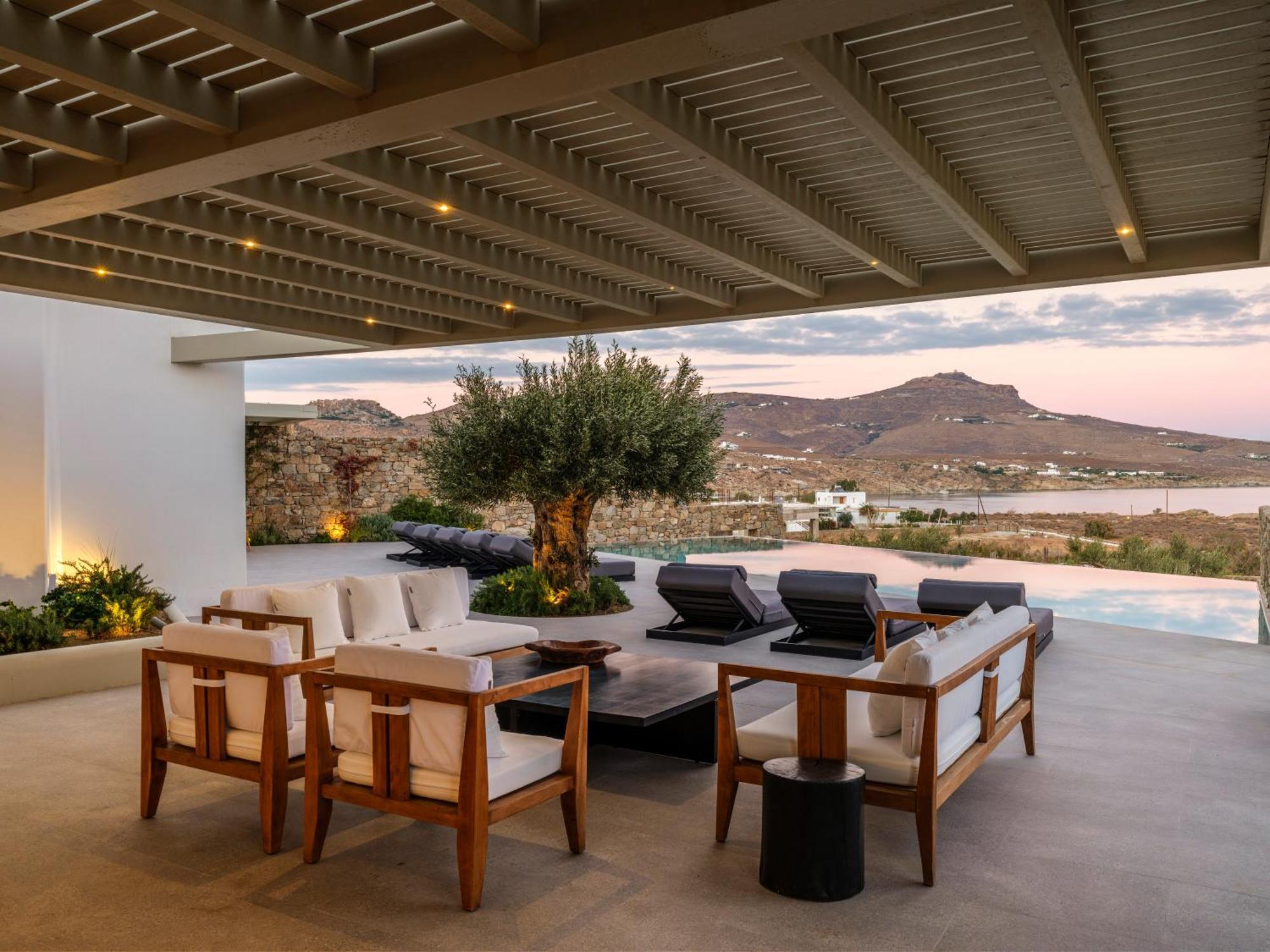Blue Eye Grand Villa Mykonos Kalafatis Ngoại thất bức ảnh