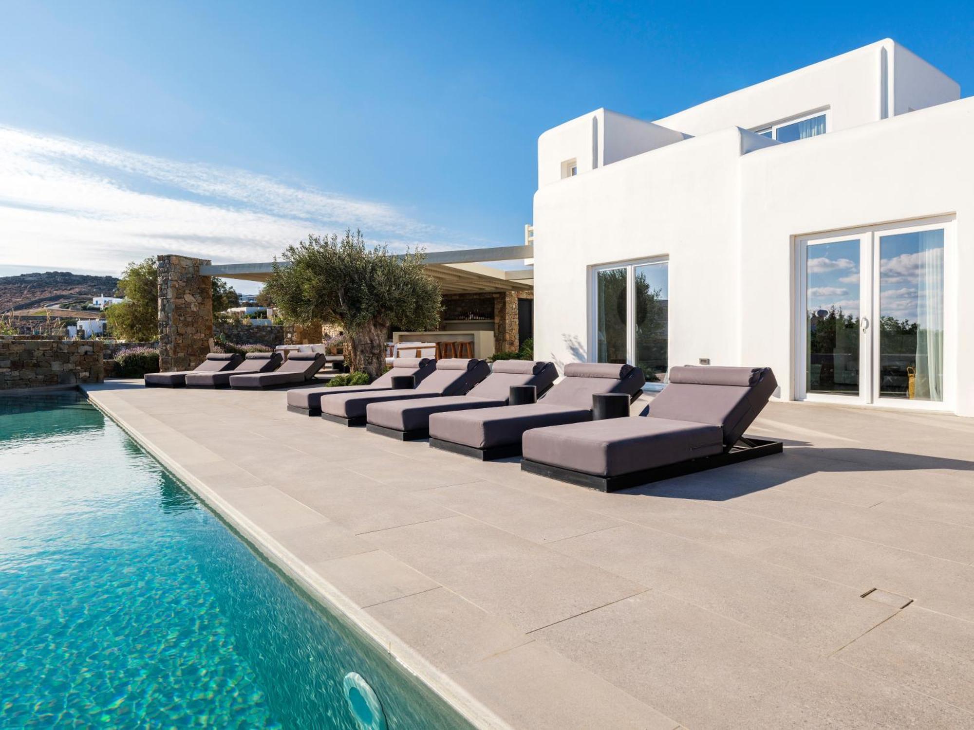 Blue Eye Grand Villa Mykonos Kalafatis Ngoại thất bức ảnh