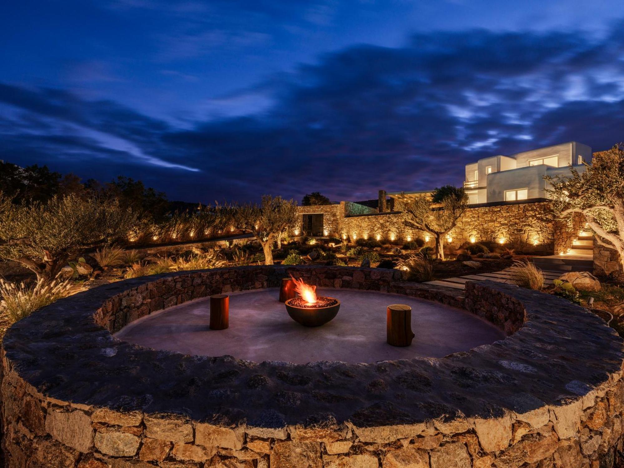 Blue Eye Grand Villa Mykonos Kalafatis Ngoại thất bức ảnh
