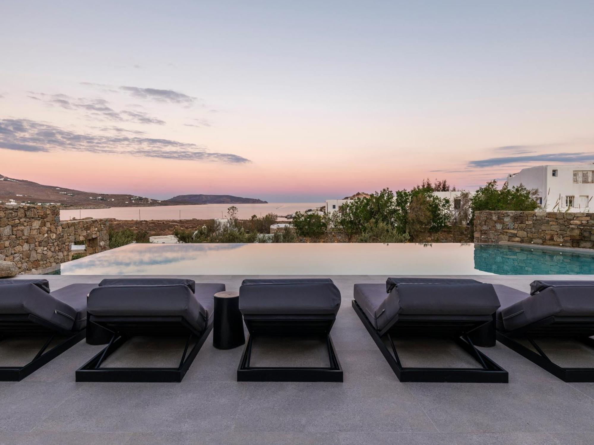 Blue Eye Grand Villa Mykonos Kalafatis Ngoại thất bức ảnh