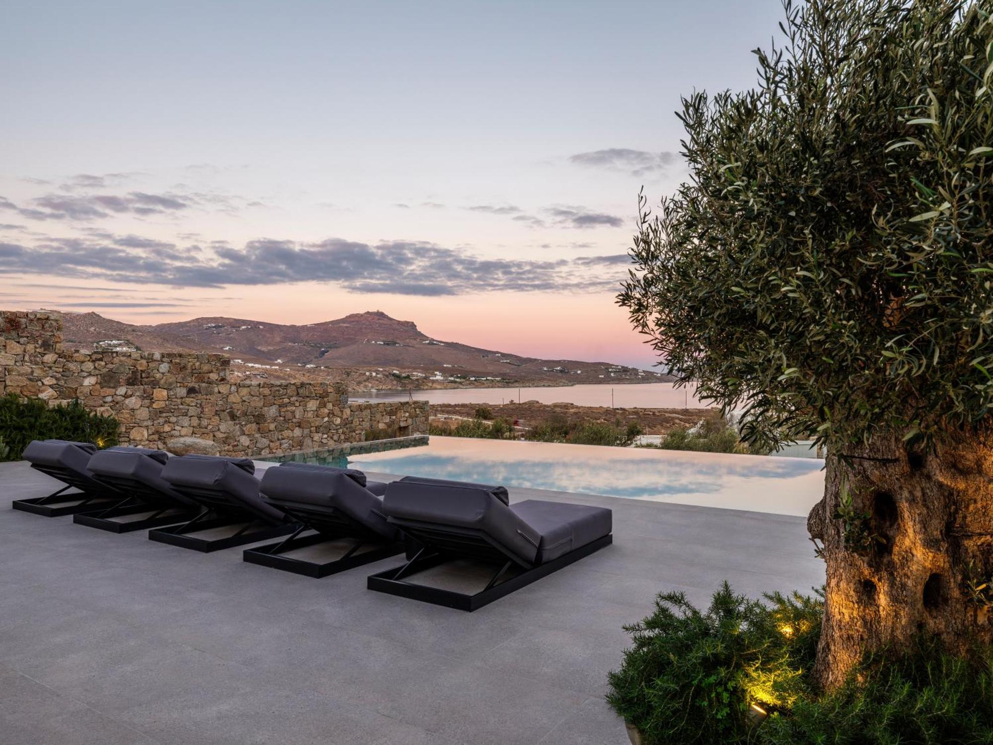Blue Eye Grand Villa Mykonos Kalafatis Ngoại thất bức ảnh