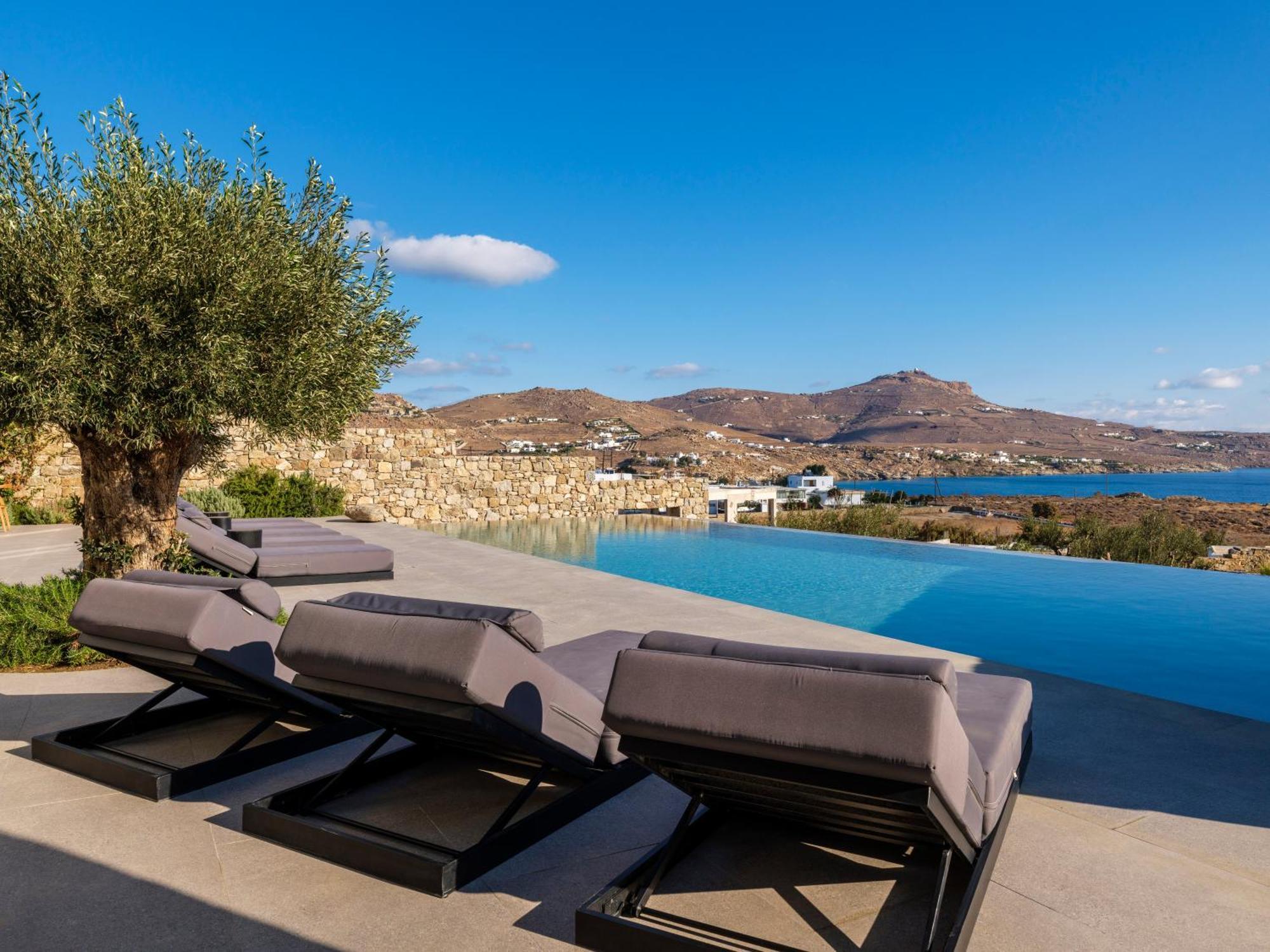 Blue Eye Grand Villa Mykonos Kalafatis Ngoại thất bức ảnh