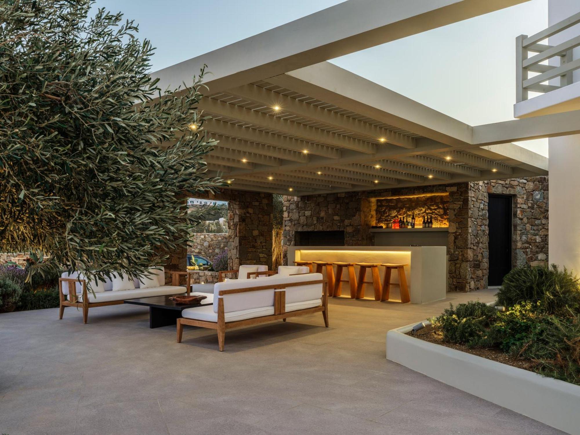 Blue Eye Grand Villa Mykonos Kalafatis Ngoại thất bức ảnh