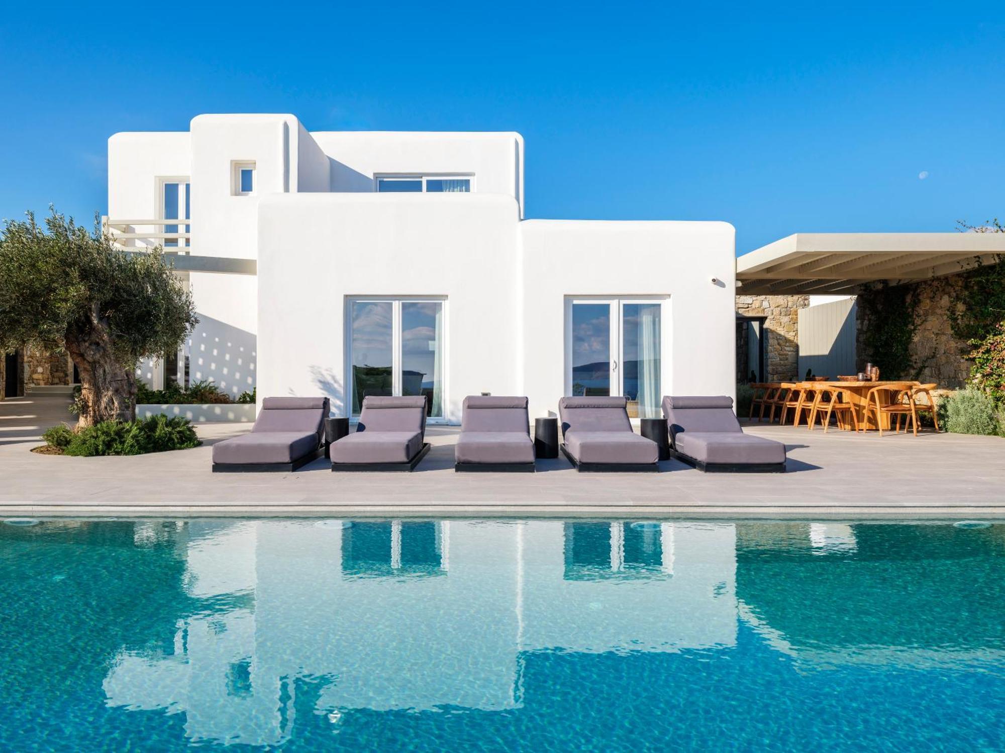 Blue Eye Grand Villa Mykonos Kalafatis Ngoại thất bức ảnh