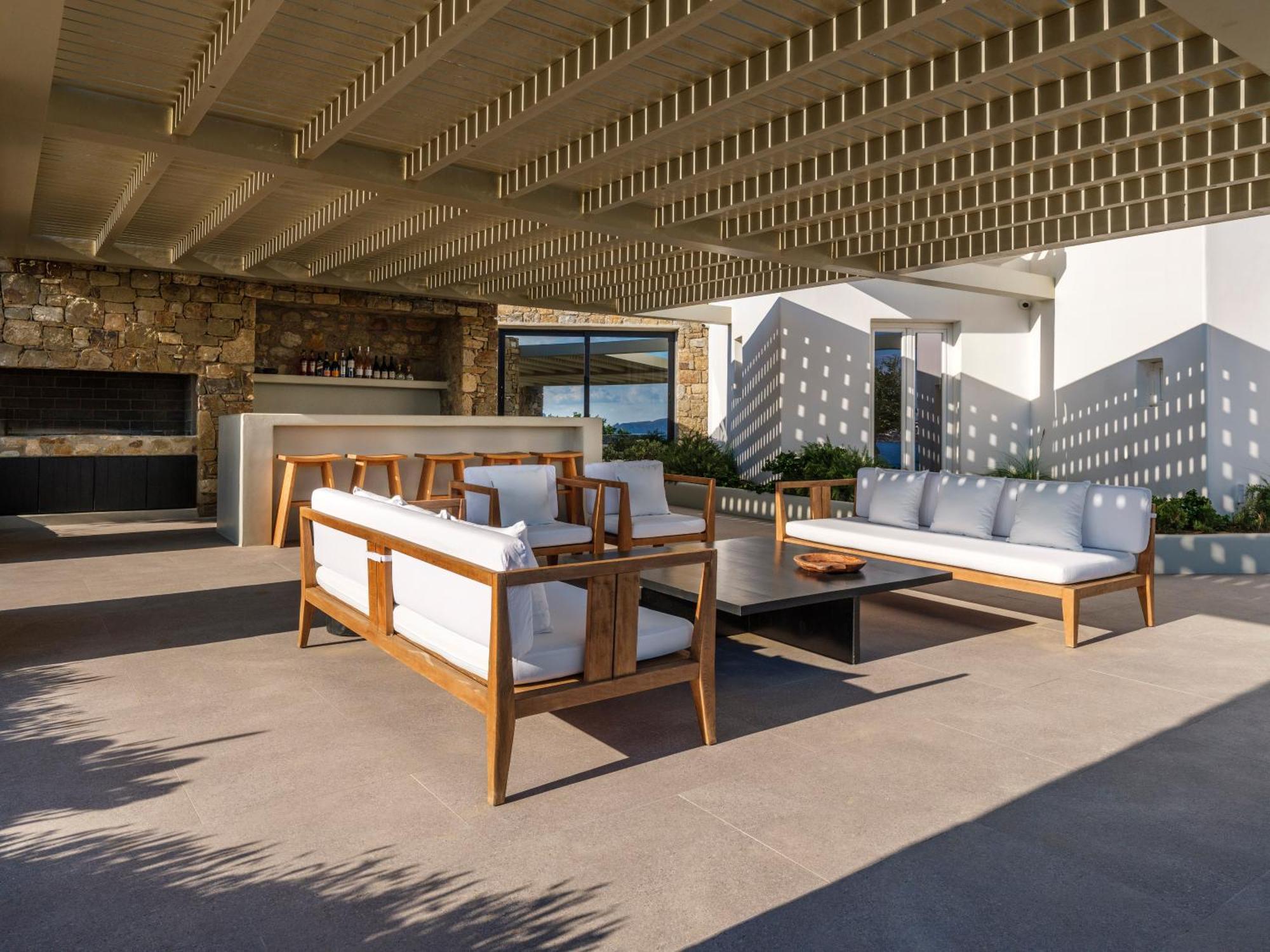 Blue Eye Grand Villa Mykonos Kalafatis Ngoại thất bức ảnh